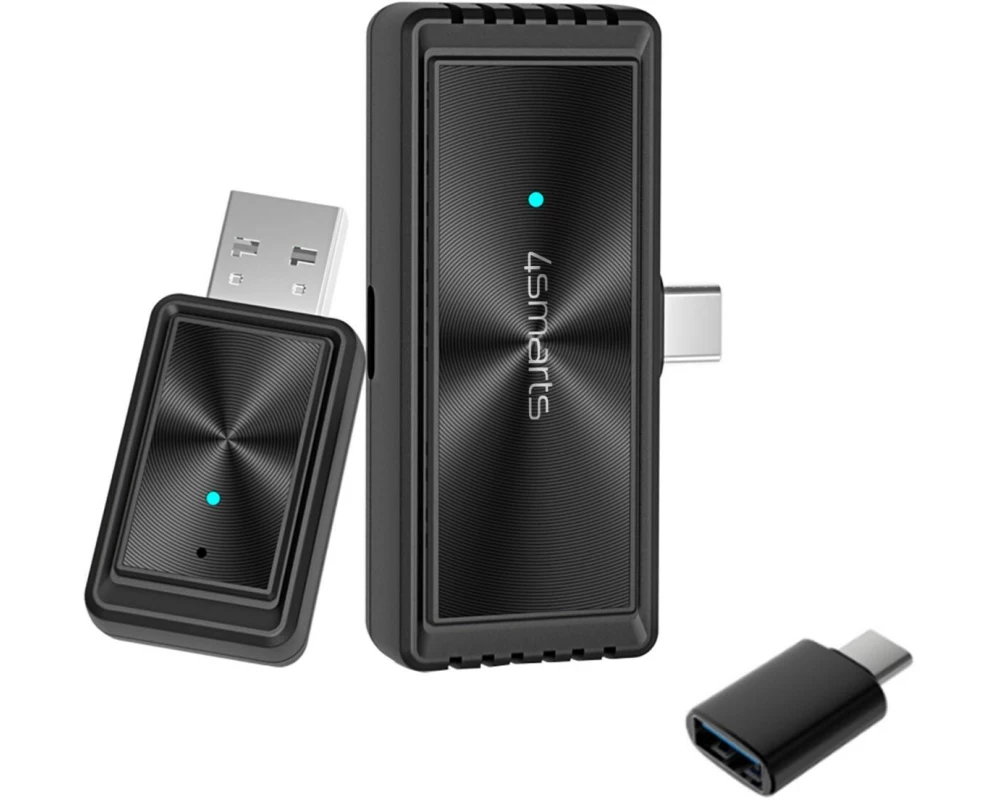 4smarts Wireless CarPlay Screen Mirroring Adapter, schwarz