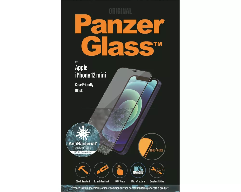 Panzerglass Displayschutz Case Friendly AB iPhone 12 mini
