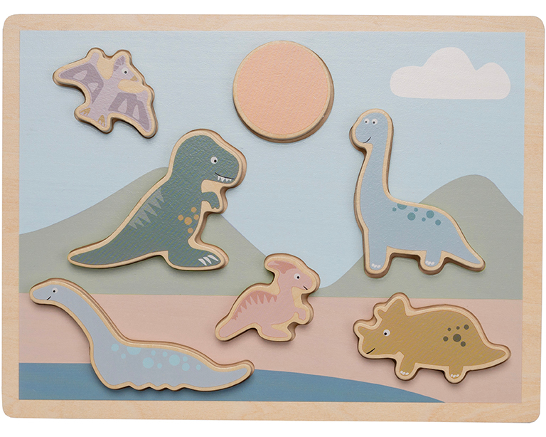 JABADABADO Steckpuzzle 29x21cm T304 Dino