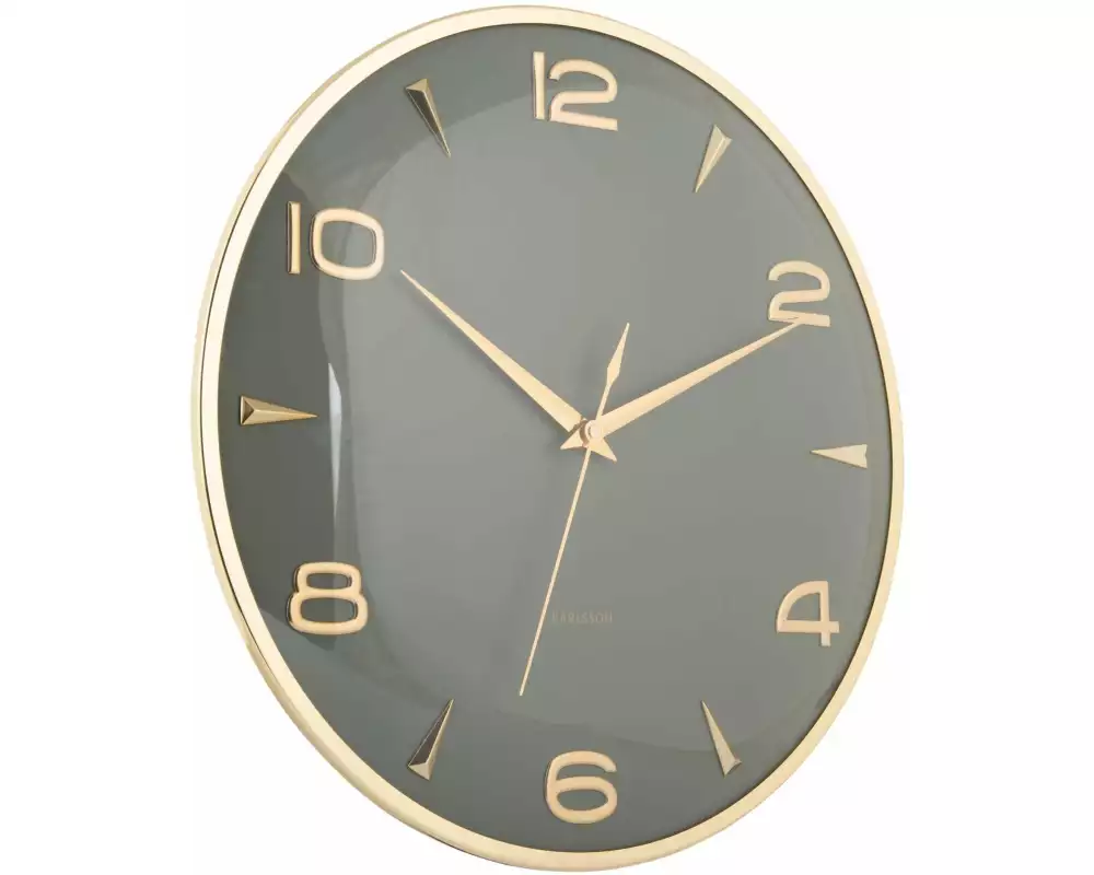 KARLSSON Wanduhr Sienna Glow Jungle green