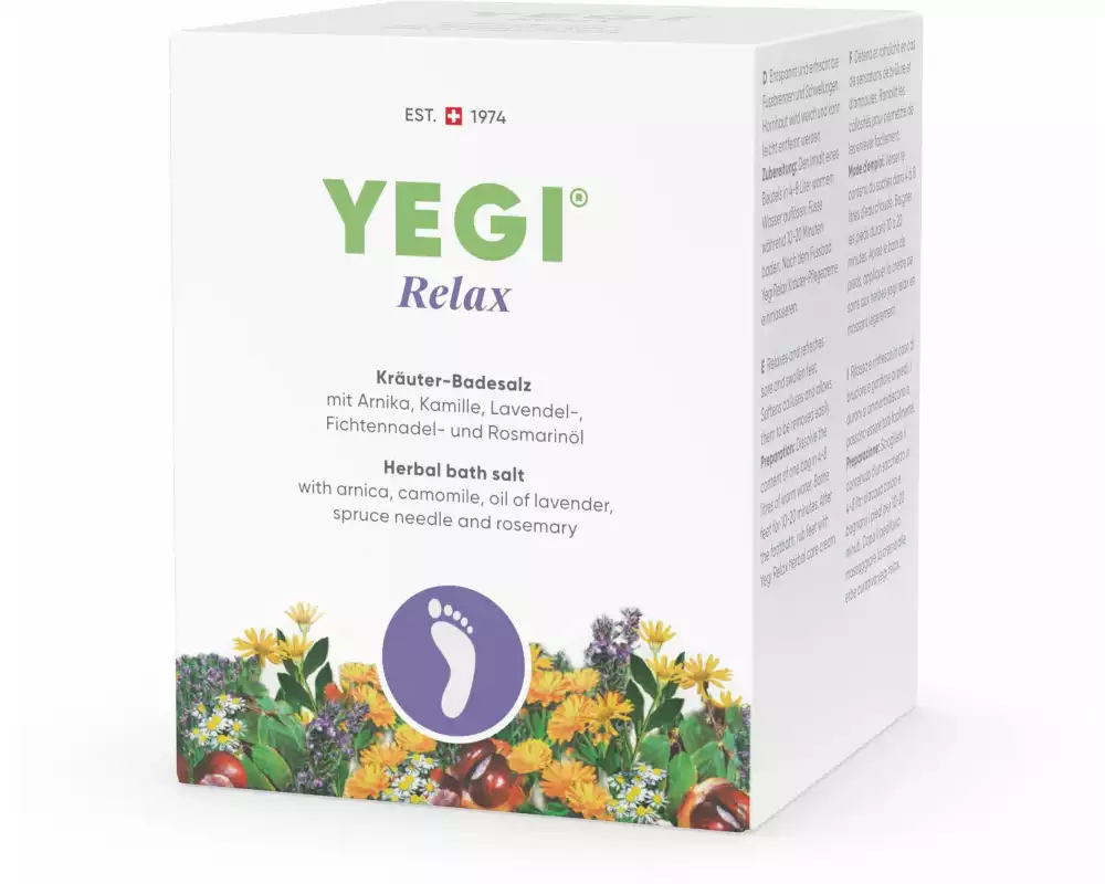 Yegi Fusspflege Kräuter-Badesalz Relax 4 x 50 g