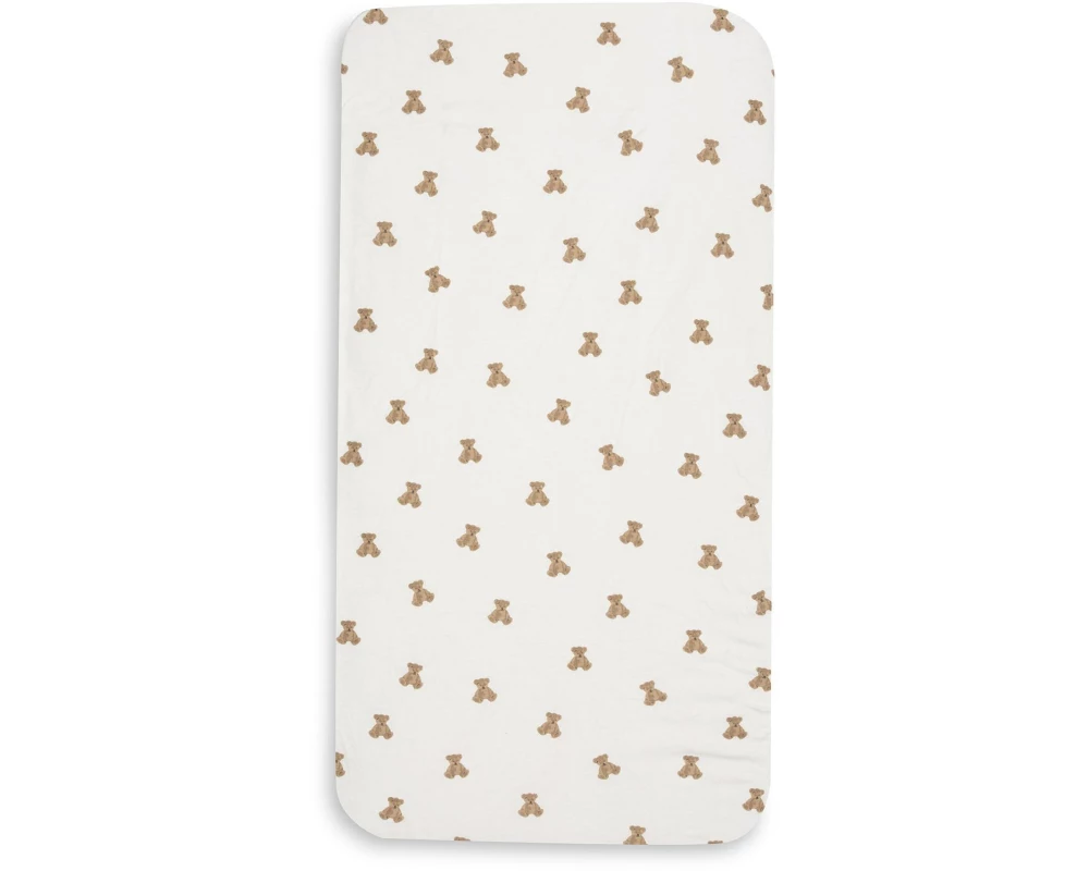 Jollein Spannbettlaken Jersey 40/50 x 80/90 cm Mini Teddy Bear