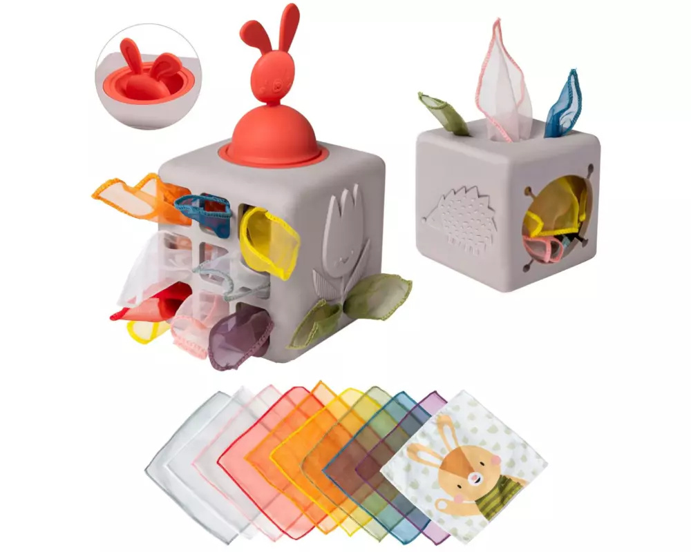 TAF-TOYS Tücherbox Pop Up 12M+