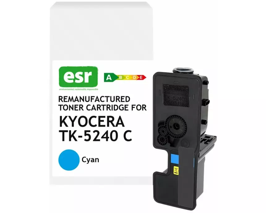 ESR Toner cartridge compatible with Kyocera TK-5240C cyan remanufactured 3.000 pages