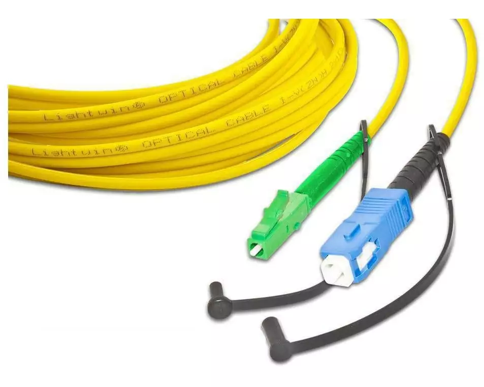 Lightwin LWL-Patchkabel Singlemode LC/APC – SC, OS2, Simplex, 40 m