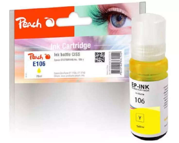 Peach Tinte Epson 106 (C13T00R440) Yellow