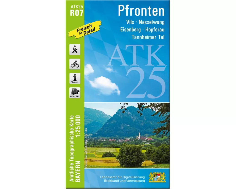 ATK25-R07 Pfronten (Amtliche Topographische Karte 1:25000)