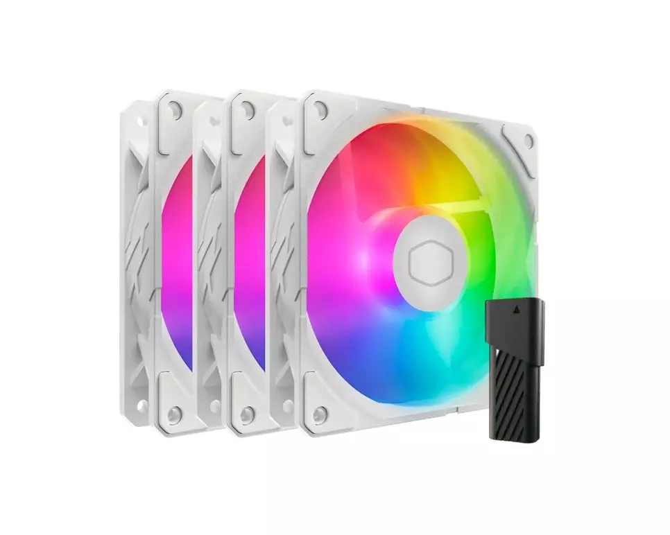 Cooler Master PC-Lüfter SickleFlow Edge 120 ARGB 3-pack Weiss