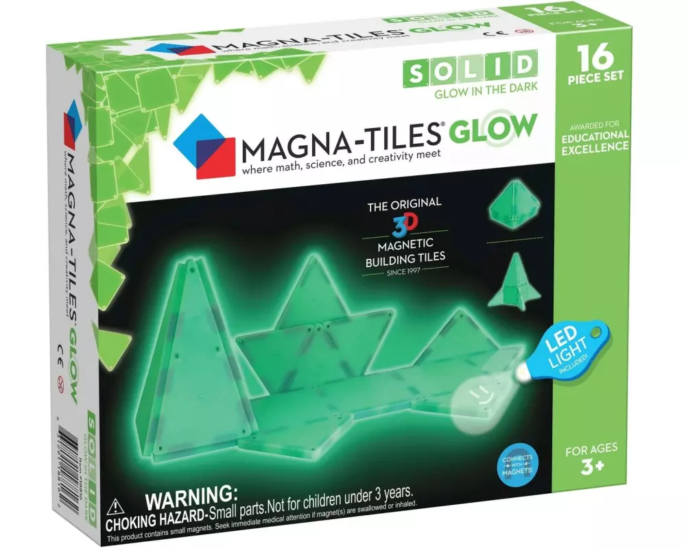 Magna-Tiles Bausteinmodell Glow in the Dark Set