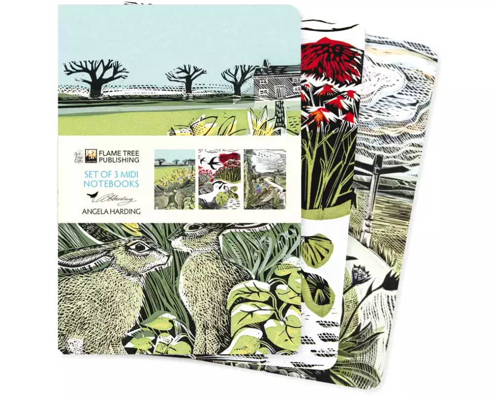 Angela Harding: Landscapes Set of 3 Midi Notebooks