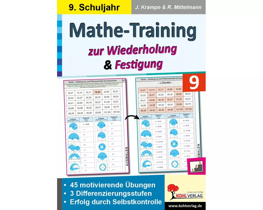 Mathe-Training zur Wiederholung und Festigung / Klasse 9