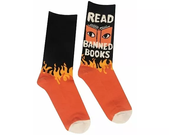 Read Banned Books Socks - Small