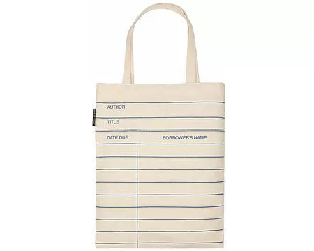 Library Card (Natural) Tote Bag
