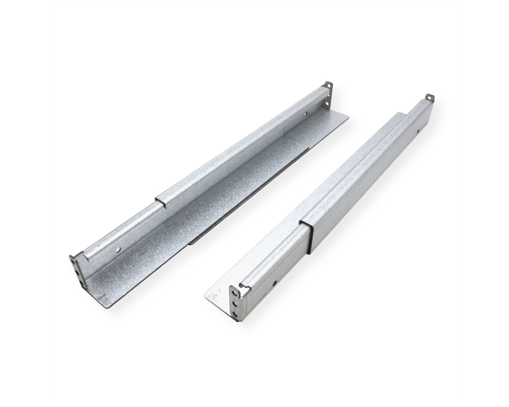 ROLINE Gleitschienen Set tiefenvariabel, 350 bis 600mm inkl Befestigungsmaterial