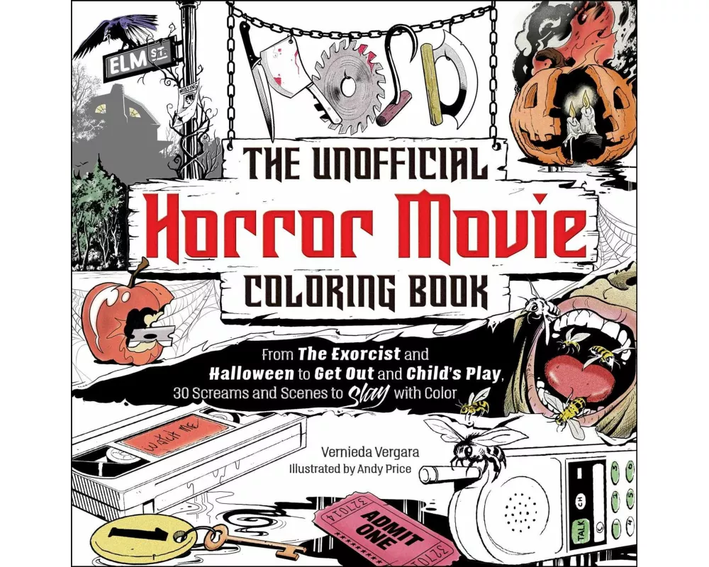 The Unofficial Horror Movie Coloring Book
