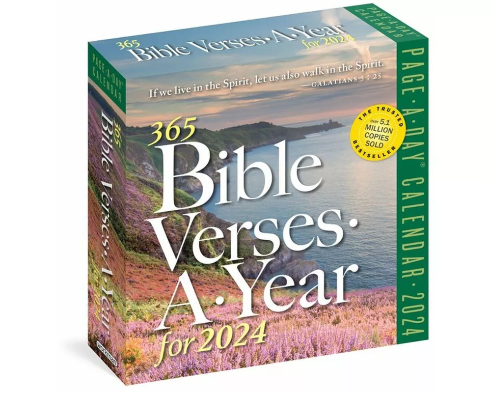 365 Bible Verses-a-Year for 2024 Page-a-Day Calendar