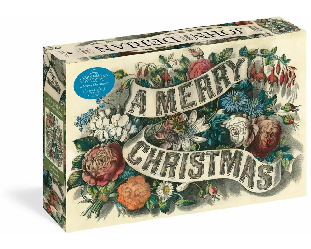 John Derian Paper Goods: Merry Christmas 1,000-Piece Puzzle