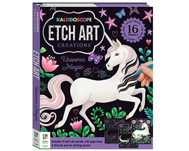 Kaleidoscope Etch Art Creations Unicorn Magic