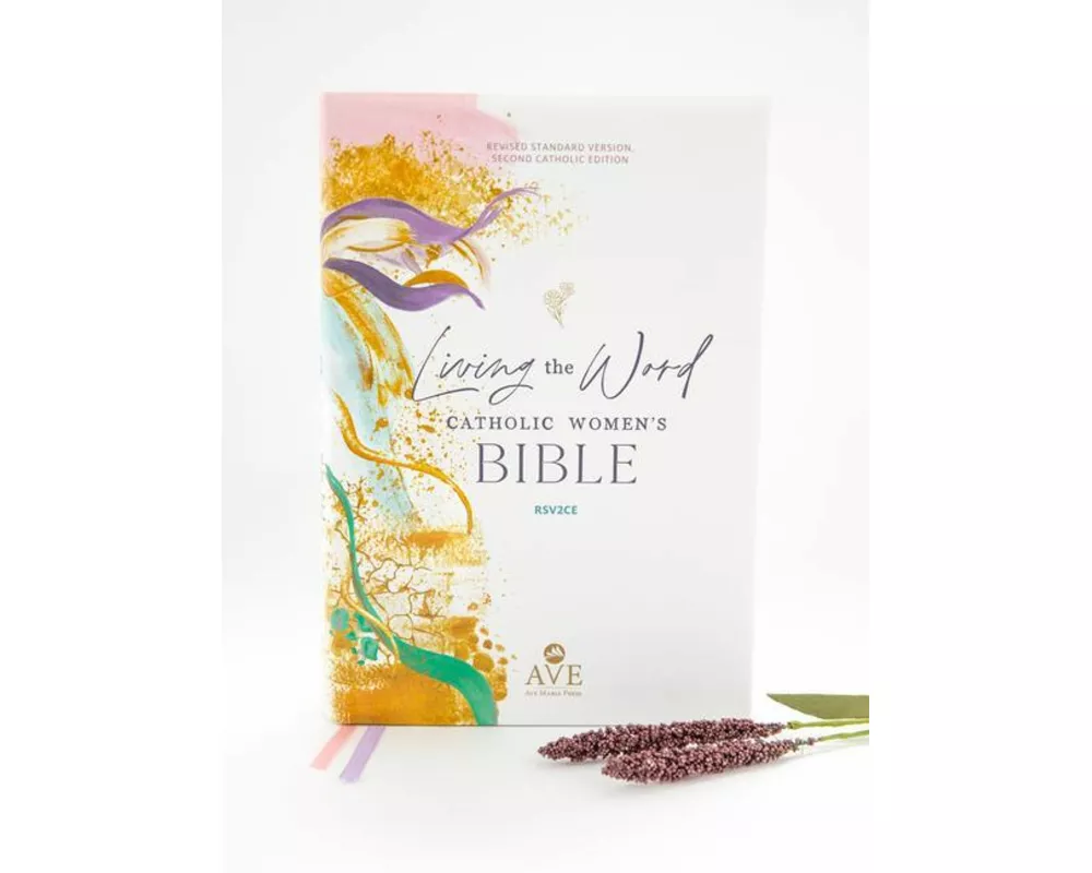 Living the Word Catholic Women's Study Bible Rsv2ce: Full-Color, Single Column Hardcover with Wide Margins, Journal and Note-Taking Space, Full-Color