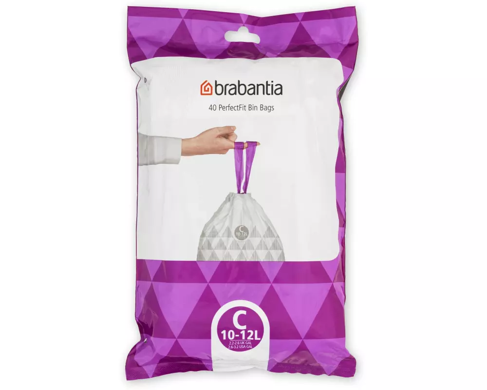 Brabantia Kehrichtsack PerfectFit C 10-12 l, 40 Stück
