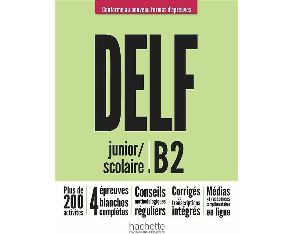 Delf scolaire et junior B2 + audio en téléchargement - Mous, N. - Hachette Flet