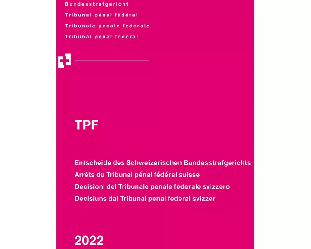 Bundesstrafgericht: TPF 2022