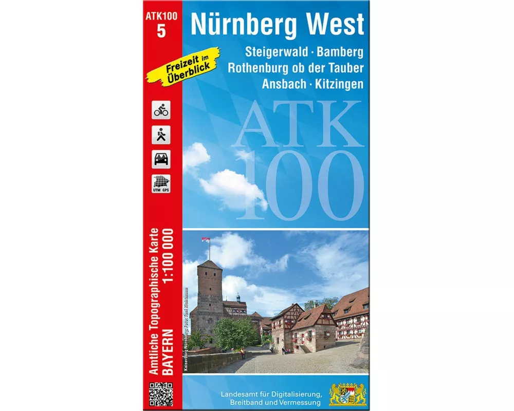 ATK100-5 Nürnberg West (Amtliche Topographische Karte 1:100000)