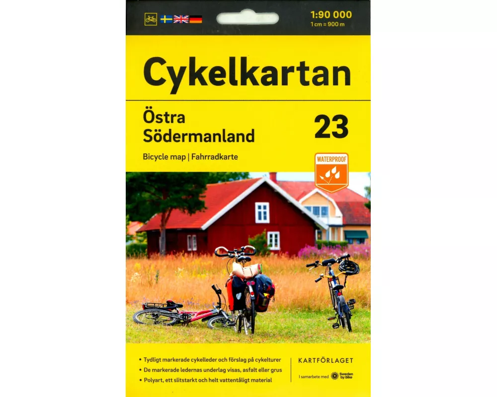 Cykelkartan Blad 23 Östra Södermanland 1:90000