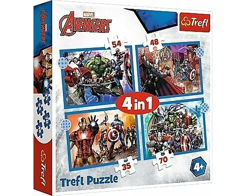 4 in 1 Puzzle - Avengers