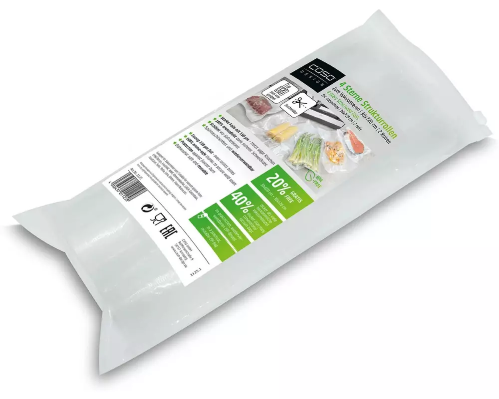 Caso Strukturrollen 4 Sterne 30 x 720 cm, 2 Stück