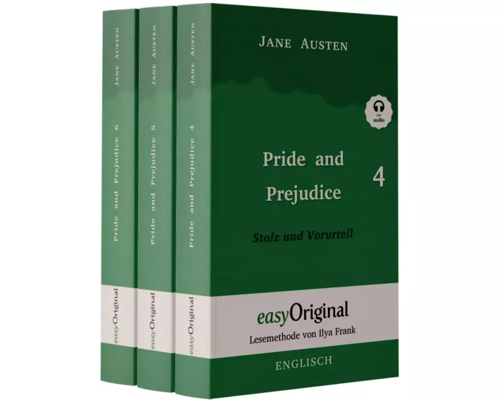 Pride and Prejudice / Stolz und Vorurteil - Teile 4-6 Softcover (mit kostenlosem Audio-Download-Link)