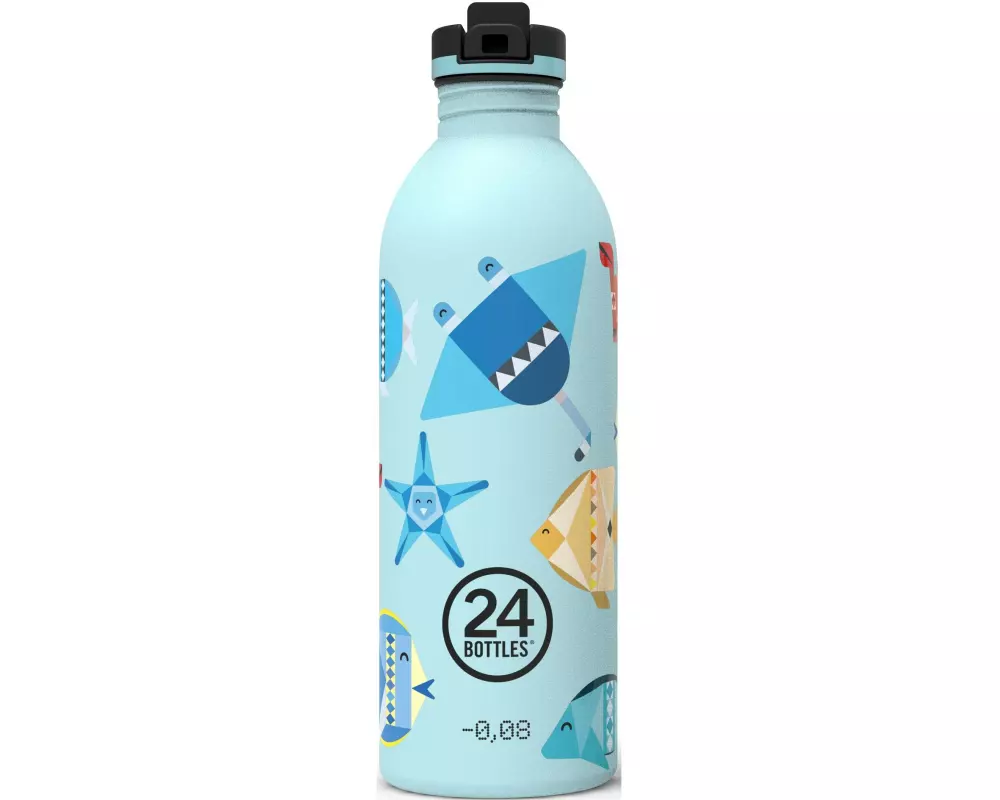 24Bottles Trinkflasche Urban mit Sportdeckel 500 ml, Sea Friends