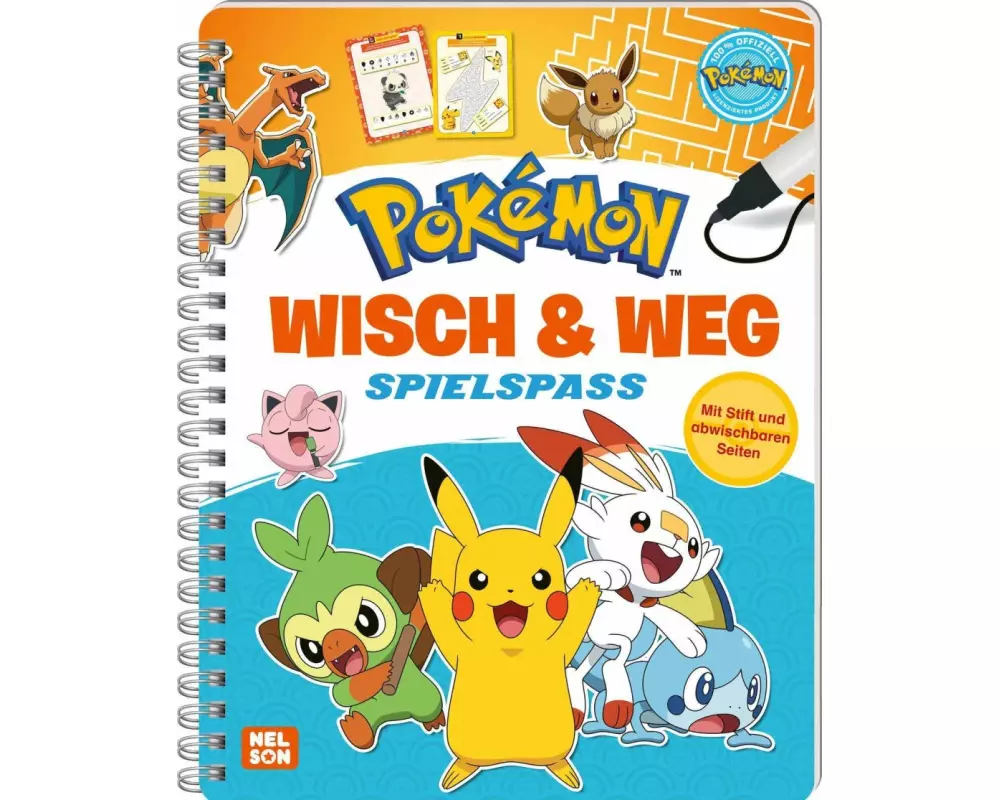 Pokémon Activity-Buch: Wisch & Weg - Spielspaß