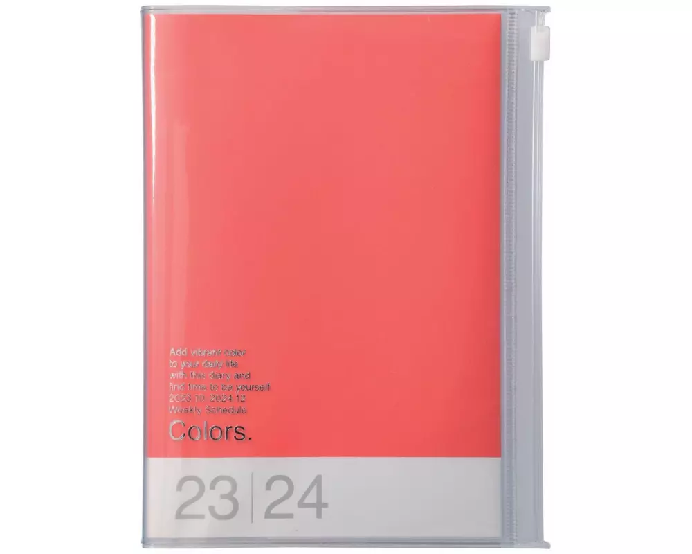 MARK'S 2023/2024 Taschenkalender B6 vertikal, Colors // Red