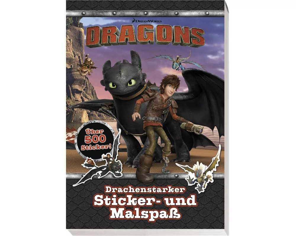 Dragons: Drachenstarker Sticker- und Malspaß