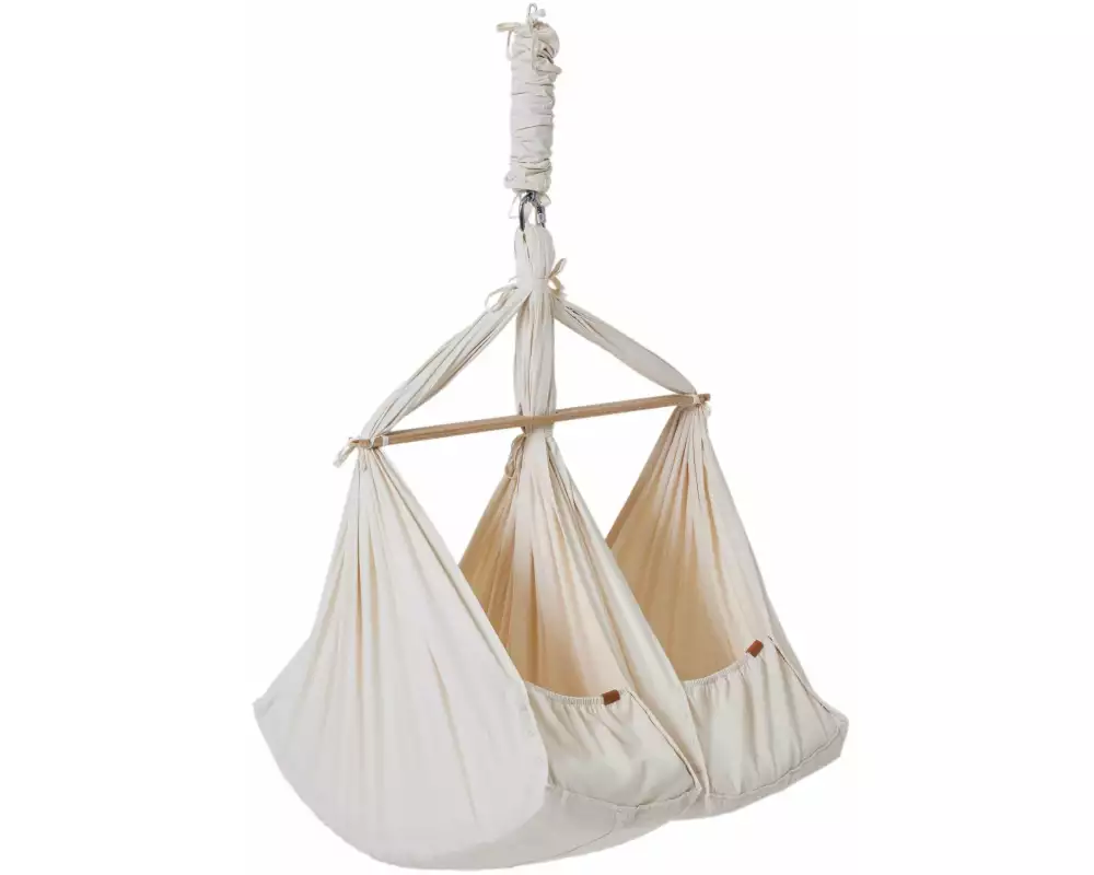 Membantu Babyhängematte Zwillinge Basic Natur