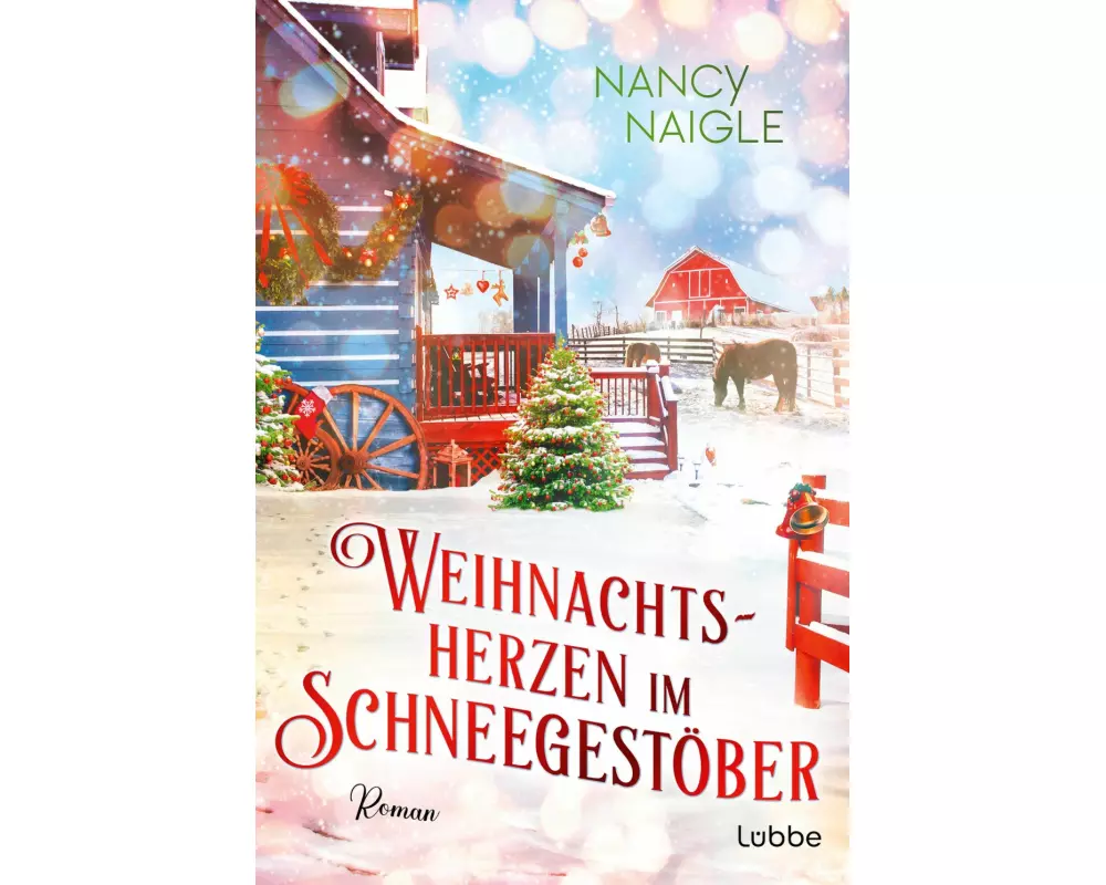 Weihnachtsherzen im Schneegestöber