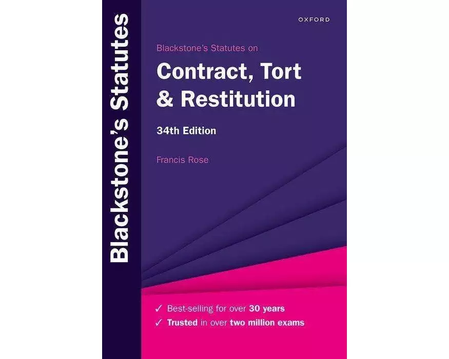 Blackstone's Statutes on Contract, Tort & Restitution