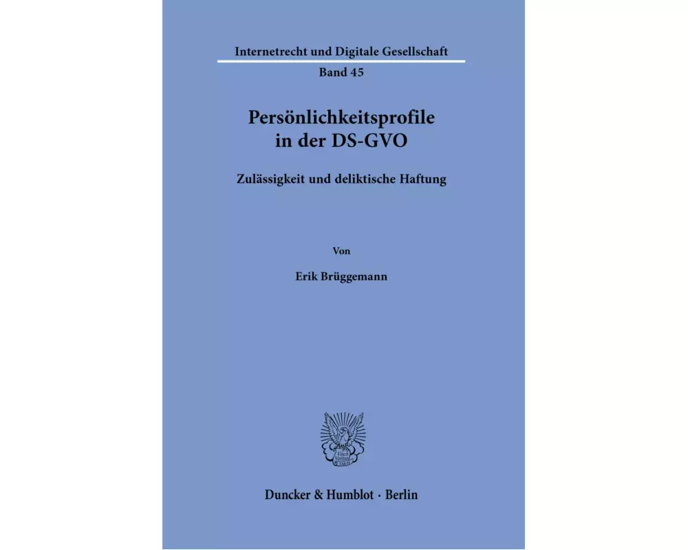 Persönlichkeitsprofile in der DS-GVO