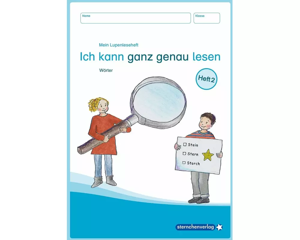 Mein Lupenleseheft 2 - Ich kann ganz genau lesen