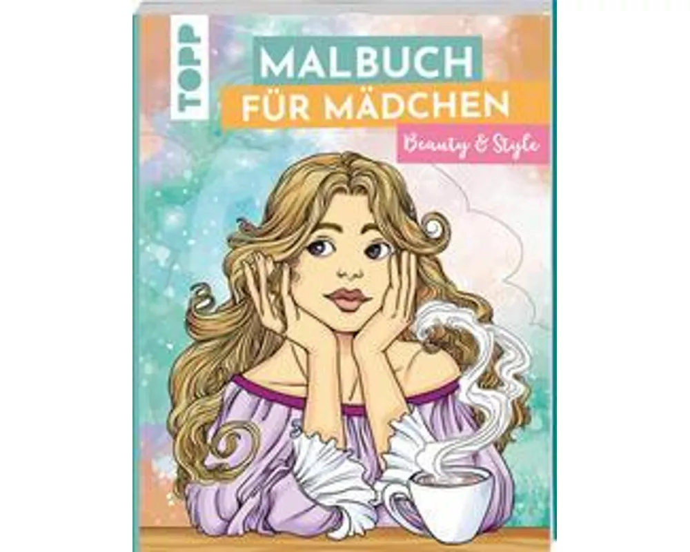 Malbuch für Mädchen Beauty & Style
