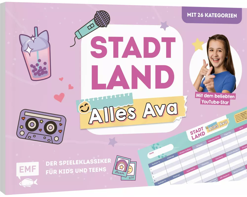 Stadt, Land, Alles Ava – Der Spieleklassiker für Kids und Teens