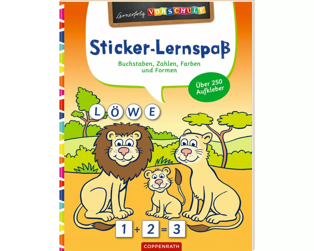 Sticker-Lernspaß (Wilde Tiere)