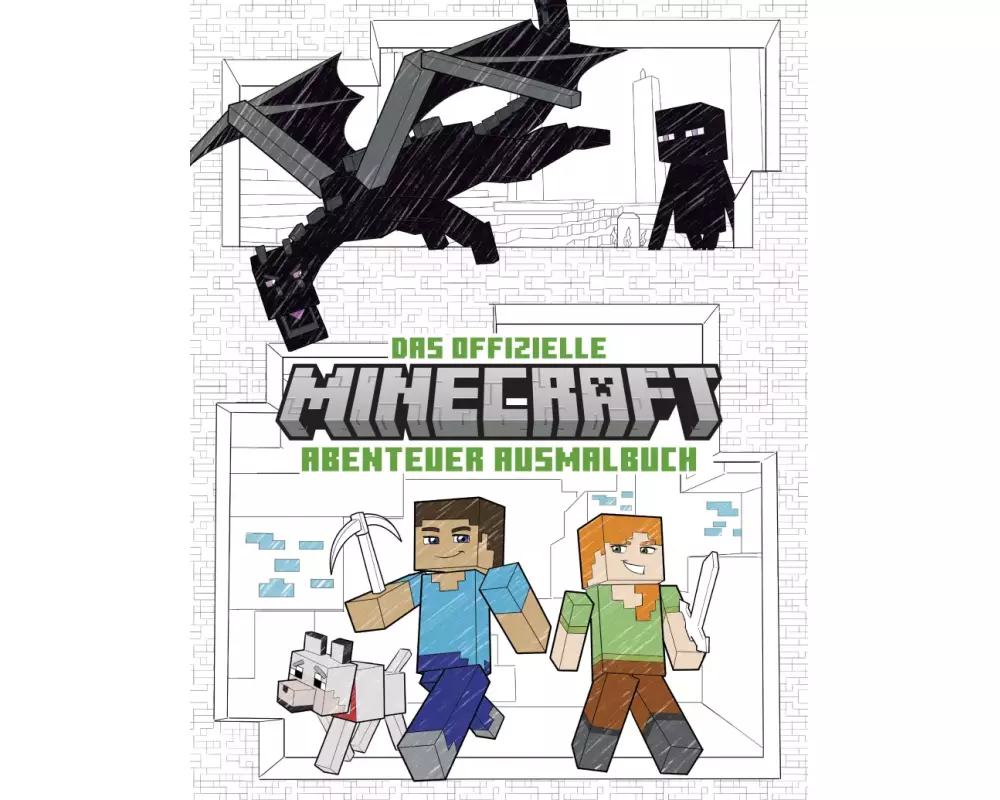 Das offizielle Minecraft-Abenteuer-Ausmalbuch