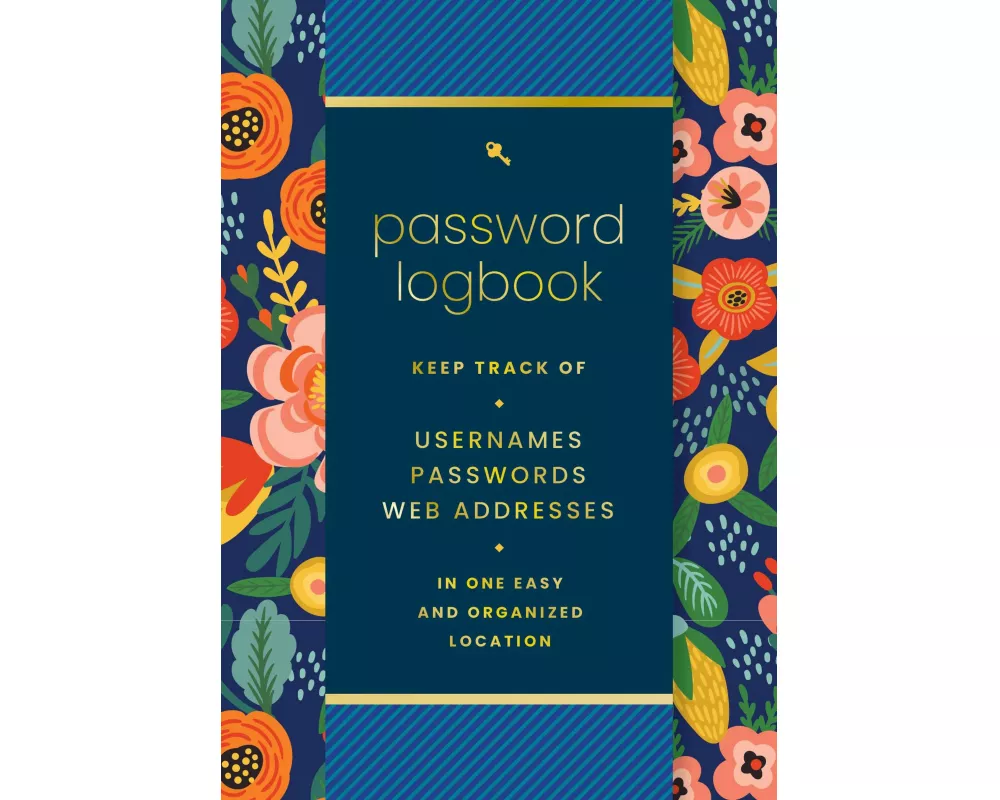 Password Logbook (Hip Floral)