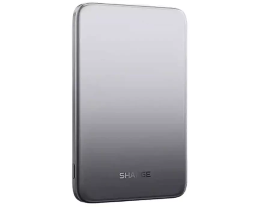 Sharge Powerbank Magnetic 5K BLA, 5000 mAh, 15W, Schwarz