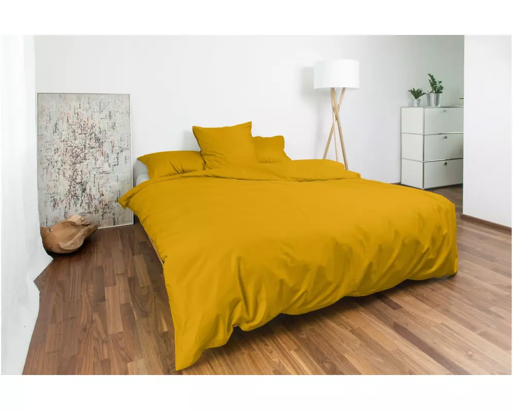 Nobilium Kopfkissenbezug Oni 65 x 100 cm, Senf