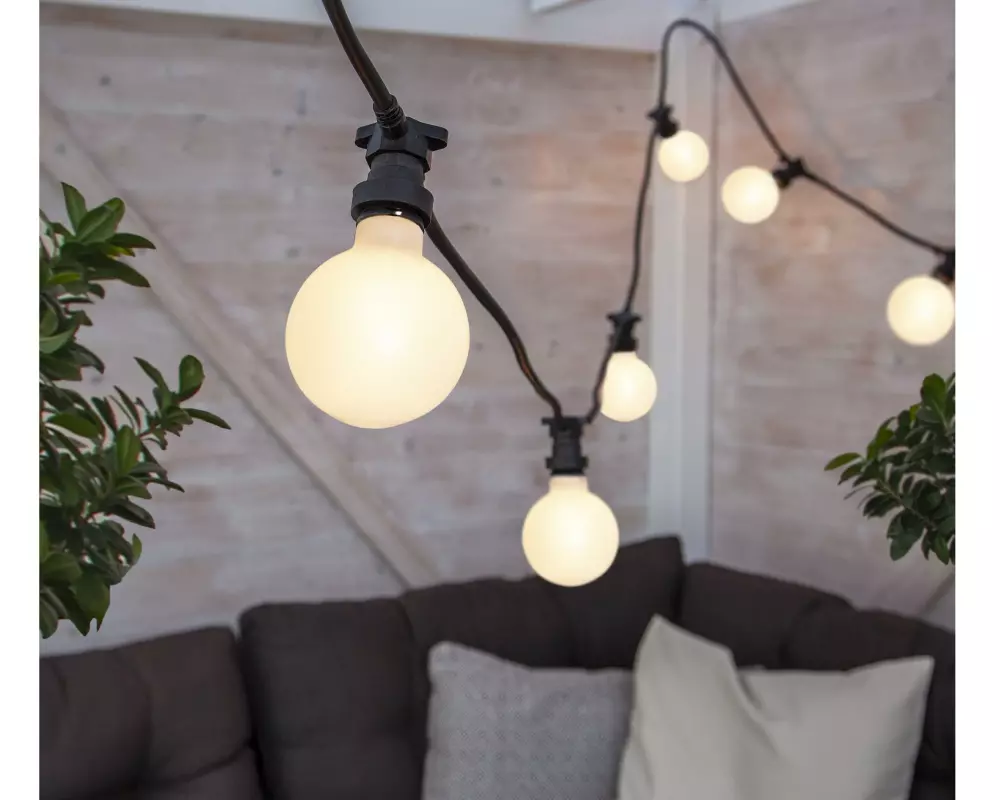 Star Trading Lampe PC Cover Outdoor 1.2 W (9 W) E27 Warmweiss