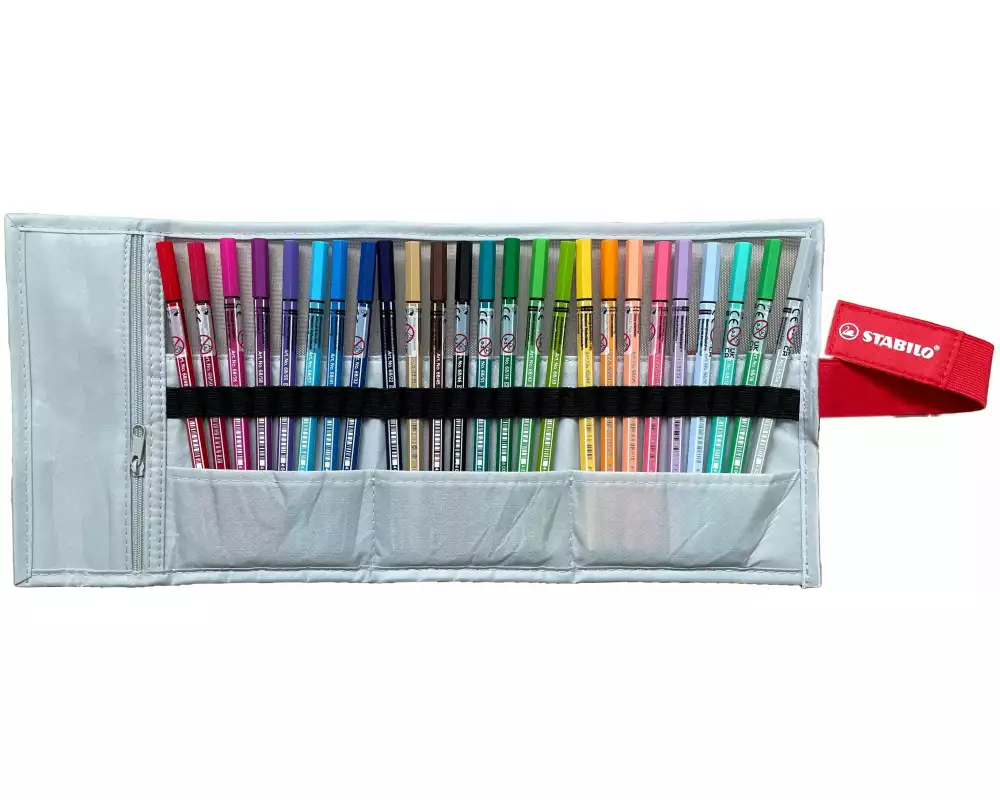 STABILO Pen 68 Rollerset 25er Grau