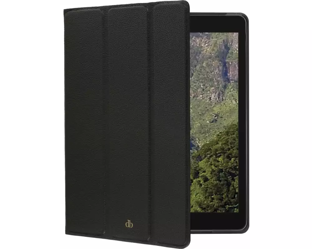 dbramante1928 Tablet Book Cover Milan iPad 9th Gen. Night Black